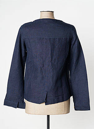 Veste casual col rond bleu ESPRIT DE LA MER femme
