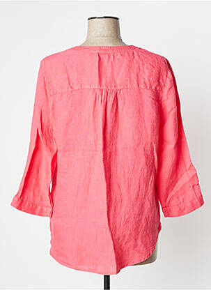 Blouse poignets boutonnés avec fente manches 3/4 rouge STREET ONE femme