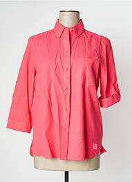 Chemisier coupe cintrée manches 3/4 rouge CECIL femme
