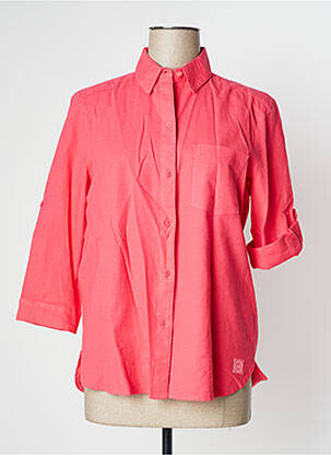 Chemisier coupe cintrée manches 3/4 rouge CECIL femme