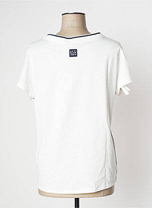 Top manches courtes manches courtes blanc CECIL femme