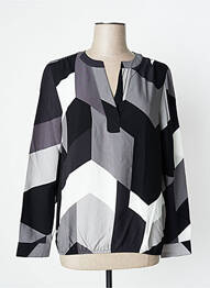 Blouse poignets boutonnés avec fente manches longues gris CECIL femme