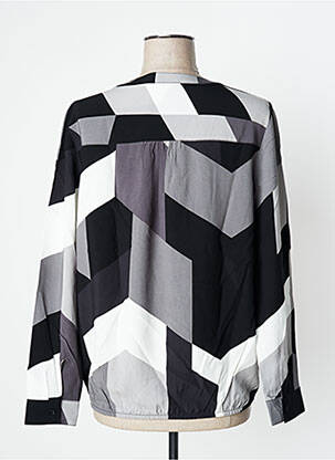 Blouse poignets boutonnés avec fente manches longues gris CECIL femme