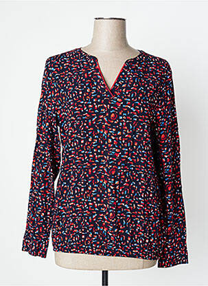 Blouse imprimé fantaisie manches longues bleu CECIL femme