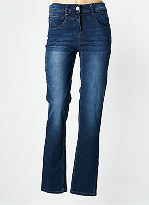 Jeans coupe slim slim taille normale bleu CECIL femme