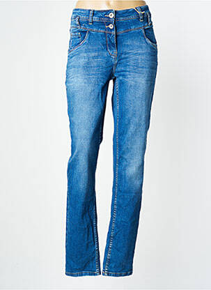 Jeans coupe slim slim taille normale bleu CECIL femme
