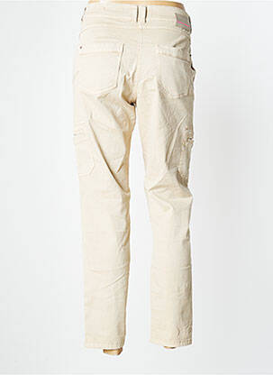 Pantalon cargo poches taille normale beige CECIL femme