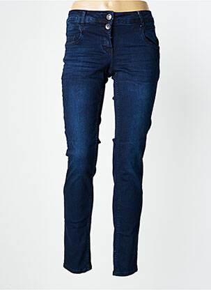Jeans coupe slim slim taille normale bleu CECIL femme