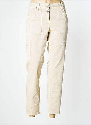 Pantalon cargo beige CECIL pour femme