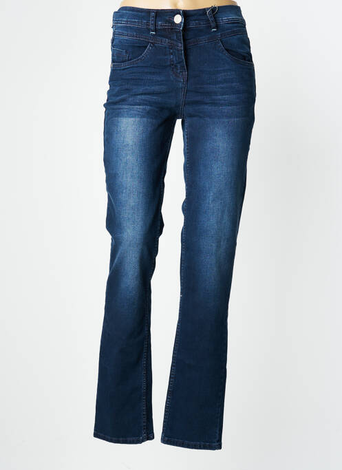 Jeans coupe slim slim taille normale bleu CECIL femme