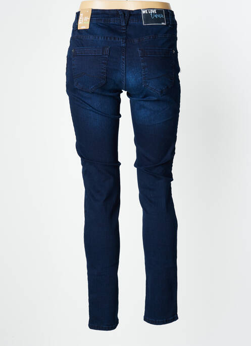 Jeans coupe slim bleu CECIL pour femme