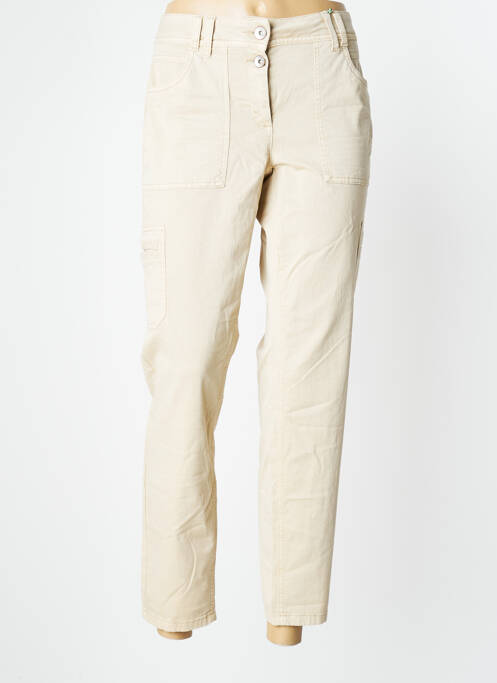 Pantalon cargo beige CECIL pour femme