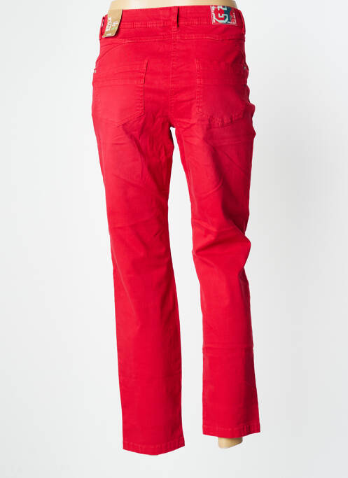 Pantalon droit rouge CECIL pour femme