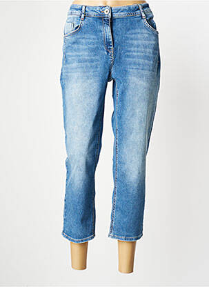 Jeans coupe slim broderie rivets taille normale bleu CECIL femme