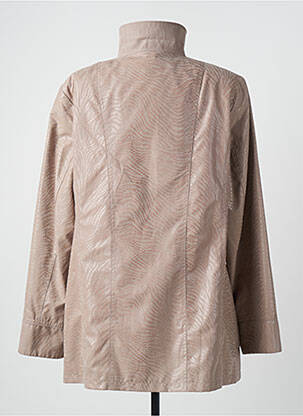 Parka manches longues sans capuche beige BARBARA LEBEK femme