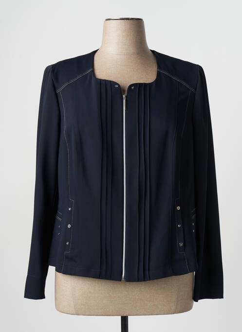 Veste casual bleu CHRISTINE LAURE pour femme