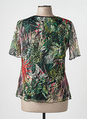 T-shirt coupe cintrée manches courtes vert TELMAIL femme