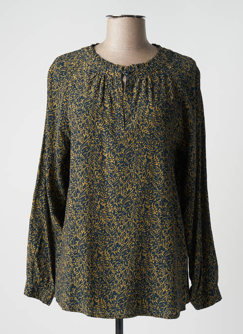 Blouse imprimé fantaisie manches longues vert ARMOR LUX femme