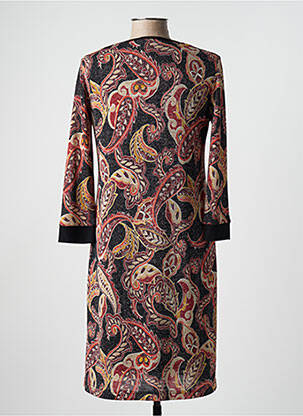 Robe mi-longue manches 3/4 manches 3/4 noir TELMAIL femme