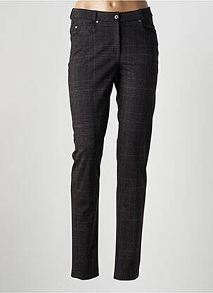 Pantalon slim taille élastique taille normale gris GUY DUBOUIS femme