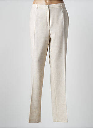 Pantalon droit beige GUY DUBOUIS pour femme
