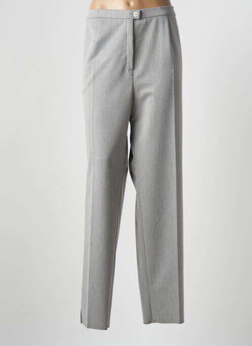 Pantalon droit stretch taille normale gris KARTING femme