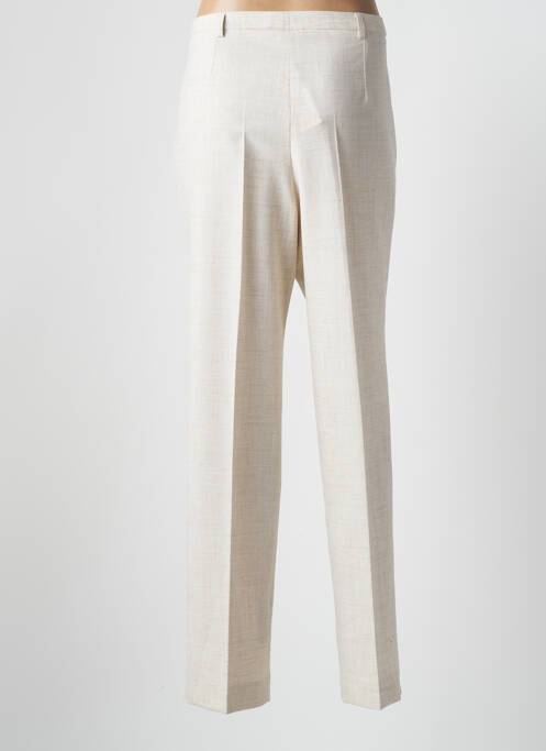 Pantalon droit beige GUY DUBOUIS pour femme