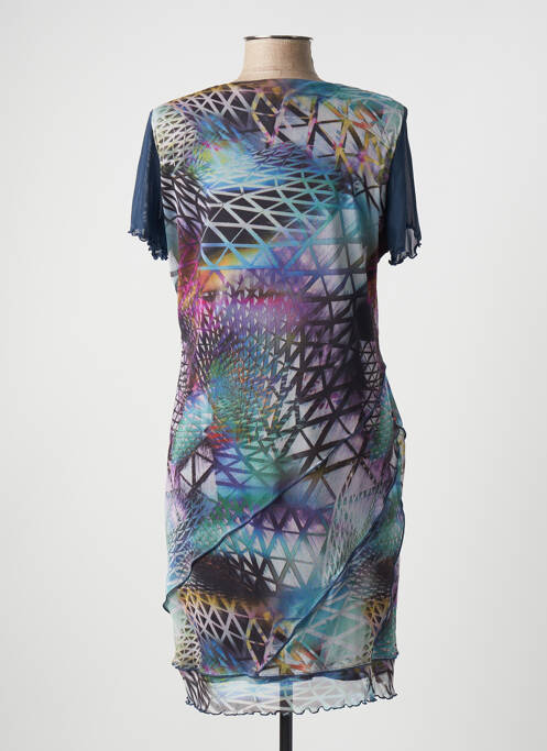 Robe mi-longue bleu GUY DUBOUIS pour femme