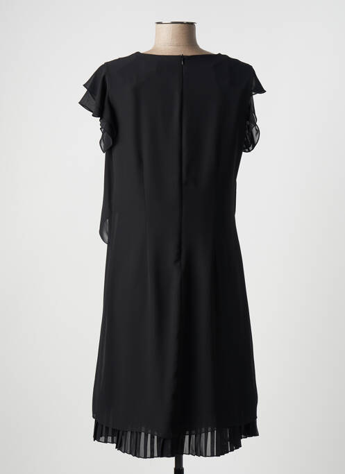 Robe mi-longue noir CHRISTINE LAURE pour femme