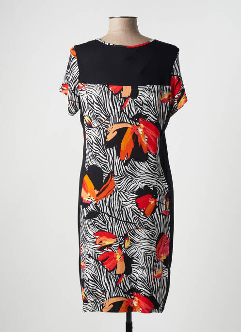 Robe mi-longue noir GUY DUBOUIS pour femme