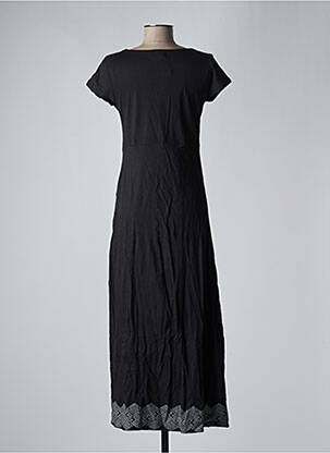 Robe longue manches courtes manches courtes noir SINOE BY BAMBOO'S femme