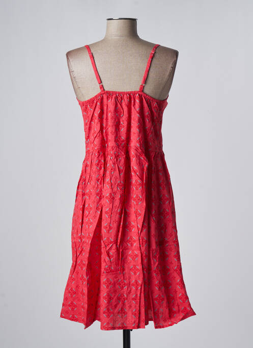 Robe mi-longue rose BAMBOO'S pour femme