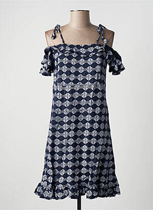 Robe mi-longue fines bretelles bleu SINOE BY BAMBOO'S femme