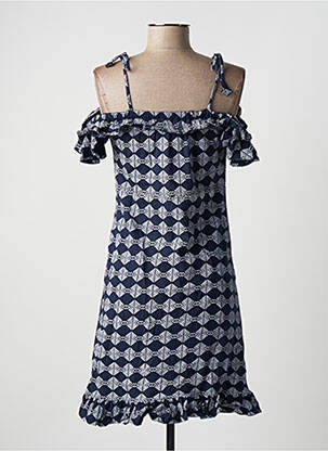 Robe mi-longue fines bretelles bleu SINOE BY BAMBOO'S femme
