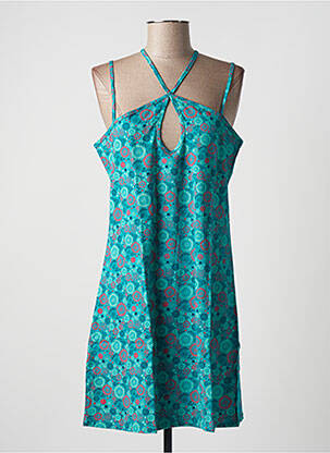 Robe mi-longue imprimé fantaisie fines bretelles rouge SINOE BY BAMBOO'S femme