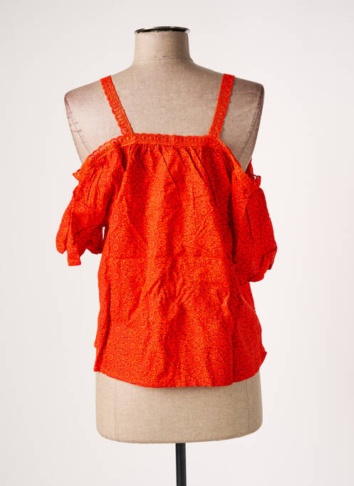 Blouse orange BAMBOO'S pour femme
