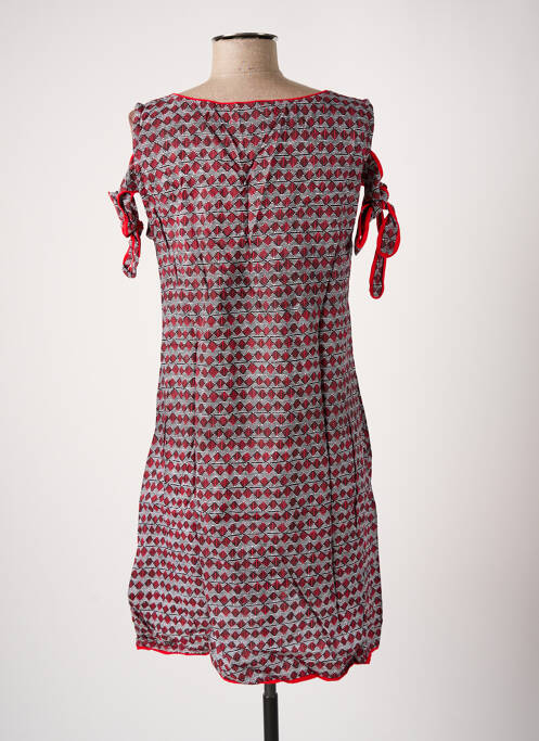 Robe mi-longue rouge BAMBOO'S pour femme