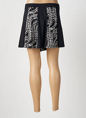 Jupe courte coupe évasée noir BAMBOO'S femme