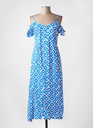 Robe longue bleu BAMBOO'S pour femme