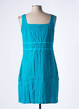 Robe courte sans manche sans manche bleu BAMBOO'S femme