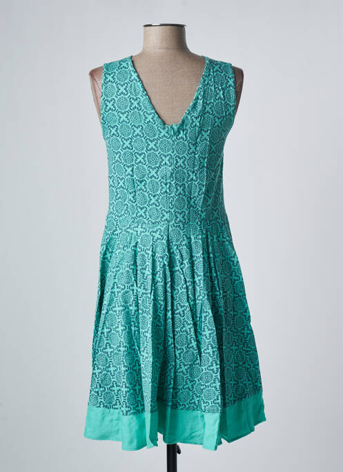 Robe mi-longue bleu BAMBOO'S pour femme