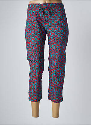 Pantacourt taille élastique rouge SINOE BY BAMBOO'S femme