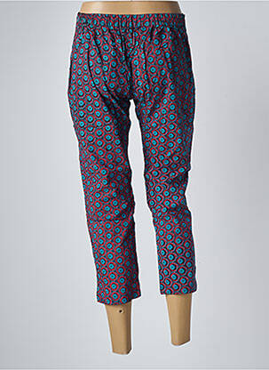Pantacourt taille élastique rouge SINOE BY BAMBOO'S femme