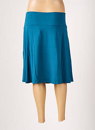 Jupe mi-longue stretch vert ZILCH femme