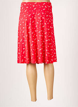Jupe mi-longue taille normale rouge ZILCH femme