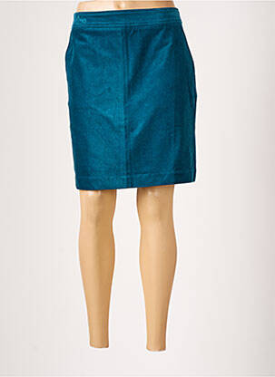 Jupe mi-longue stretch vert ZILCH femme