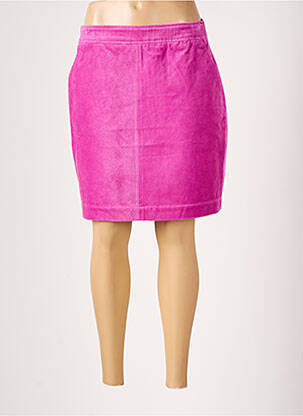 Jupe courte poches rose ZILCH femme