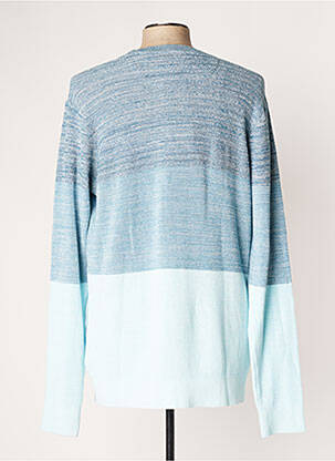 Pull stretch manches longues bleu MAISON SCOTCH homme