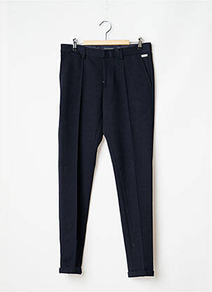 Pantalon slim tissage popeline taille normale bleu MAISON SCOTCH homme