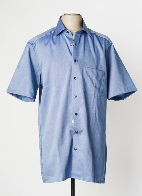 Chemise manches courtes bleu OLYMP pour homme